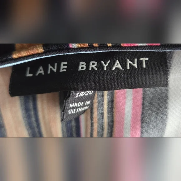 Lane Bryant Surplice-Neck Side-Ruched Midi Dress Size 18/20 - Picture 13 of 15